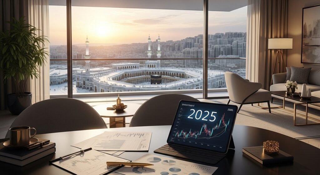 شقق مطلة على الحرم للبيع