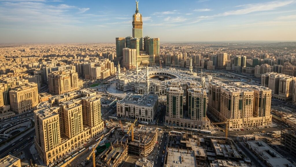 شقق سكنيه في مكه بأسعار استثمارية عبر NEARish قرب الحرم المكى